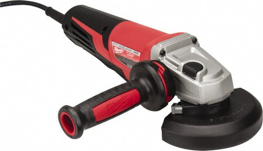 Milwaukee Tool 6117-30 Corded Angle Grinder 5" Wheel Dia, 11,000 RPM, 5/8-11 Spindle