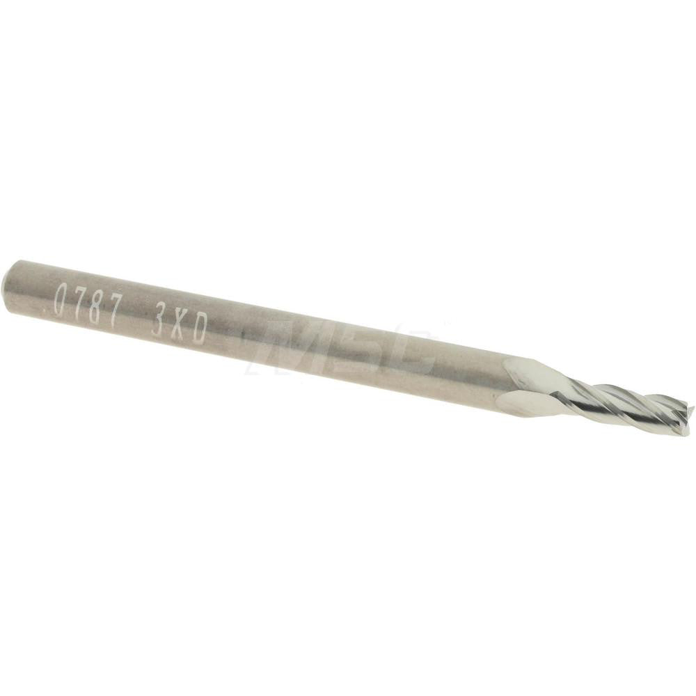 Accupro 15024052 Square End Mill 2.00 mm Dia, 6.00 mm LOC, 4 Flute, Solid Carbide
