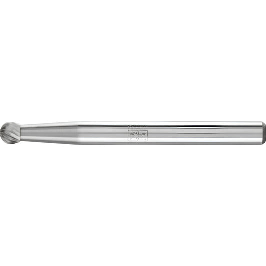 PFERD 21823241 Abrasive Bur SD-42, 1/8" Cut Dia, Ball, Single Cut