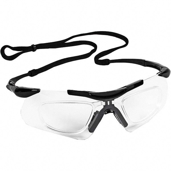KleenGuard 38503 Safety Glass Anti-Fog & Scratch-Resistant, Polycarbonate, Clear Lenses, Frameless, UV Protection