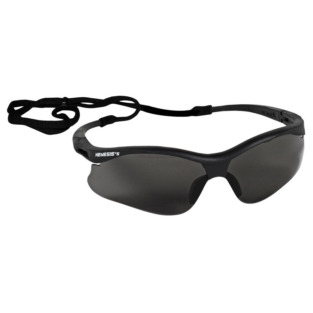KleenGuard 38476 Safety Glass Scratch-Resistant, Polycarbonate, Smoke Lenses, Full-Framed, UV Protection