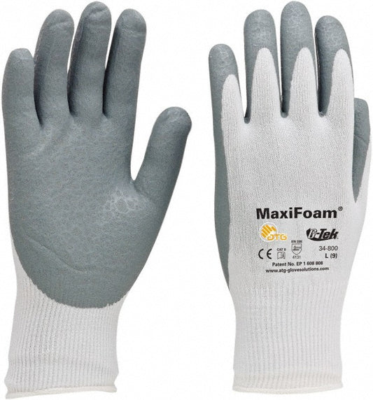 ATG 34-800/XXS Work Gloves G-Tek® MaxiFoam™ 34-800, Size 2X-Small, Micro-Foam Nitrile-Coated Nylon, General Purpose