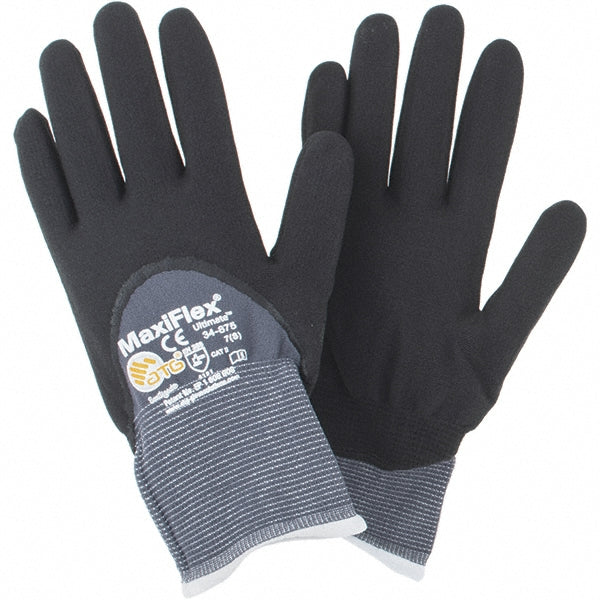 ATG 34-875/S Work Gloves ATG 34-875, Size Small, Micro-Foam Nitrile-Coated Nylon & Elastane, General Purpose