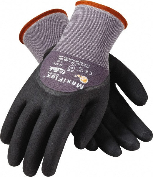 ATG 34-875/XS Work Gloves ATG 34-875, Size X-Small, Micro-Foam Nitrile-Coated Nylon & Elastane, General Purpose
