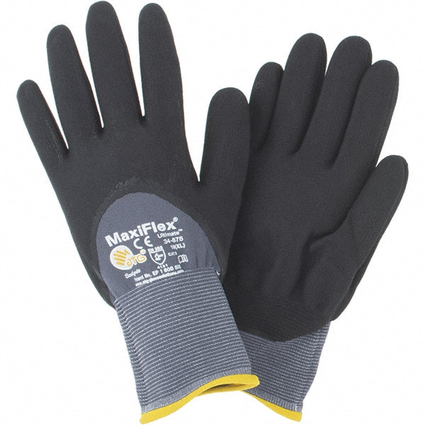 ATG 34-875/XL Work Gloves ATG 34-875, Size X-Large, Micro-Foam Nitrile-Coated Nylon & Elastane, General Purpose