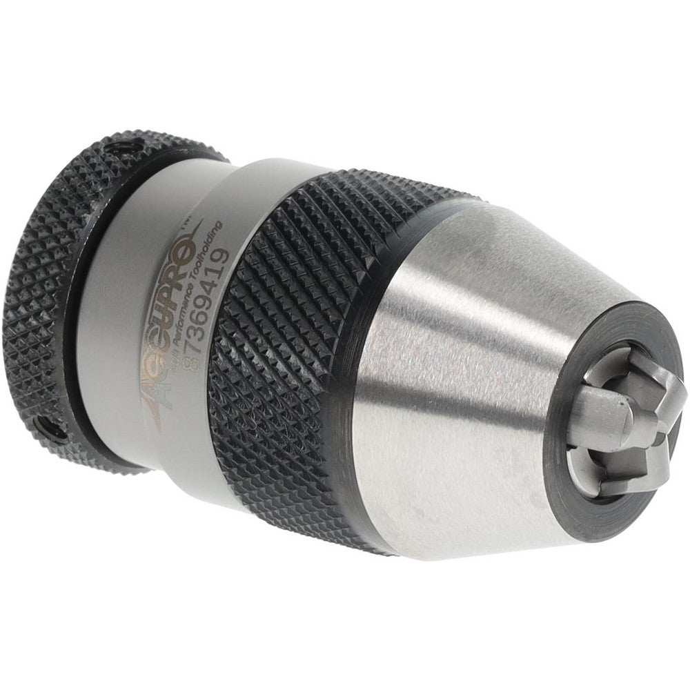 Accupro PN00312000MSC Drill Chuck 1/64 to 1/8" Capacity, Tapered Mount, JT0
