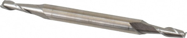 Cleveland C41043 Square End Mill 1/8" Dia, 3/8" LOC, 2 Flute, High Speed Steel