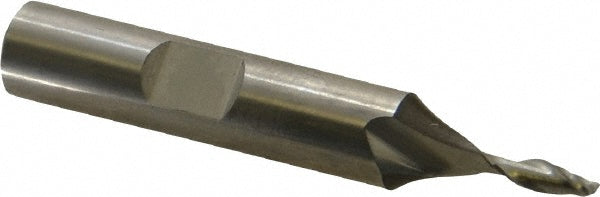 Cleveland C42602 Square End Mill 1/8" Dia, 3/8" LOC, 2 Flutes, Cobalt