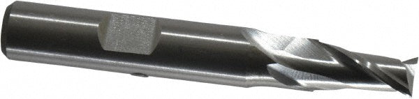 Cleveland C42609 Square End Mill 5/16'' Dia, 9/16'' LOC, 3/8'' Shank Dia, 2-1/2'' OAL, 2 Flutes, Cobalt