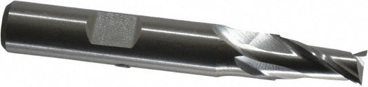 Cleveland C42609 Square End Mill 5/16'' Dia, 9/16'' LOC, 3/8'' Shank Dia, 2-1/2'' OAL, 2 Flutes, Cobalt