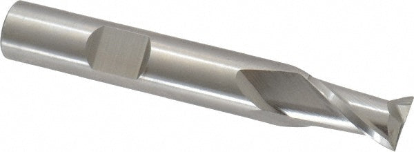 Cleveland C42612 Square End Mill 3/8'' Dia, 9/16'' LOC, 3/8'' Shank Dia, 2-1/2'' OAL, 2 Flutes, Cobalt