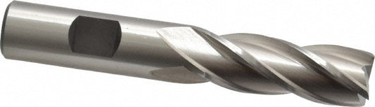 Cleveland C41260 Square End Mill 5/8'' Dia, 1-5/8'' LOC, 5/8'' Shank Dia, 3-3/4'' OAL, 4 Flutes, High Speed Steel