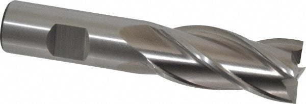 Cleveland C33174 Square End Mill 7/8'' Dia, 1-7/8'' LOC, 3/4'' Shank Dia, 4-1/8'' OAL, 4 Flutes, High Speed Steel