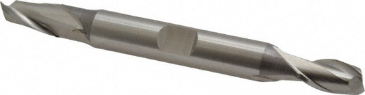 Cleveland C42061 Square End Mill 5/16'' Dia, 9/16'' LOC, 3/8'' Shank Dia, 3-1/2'' OAL, 2 Flutes, High Speed Steel