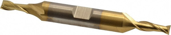 Cleveland C33652 Square End Mill 3/16'' Dia, 7/16'' LOC, 3/8'' Shank Dia, 3-1/4'' OAL, 2 Flutes, High Speed Steel