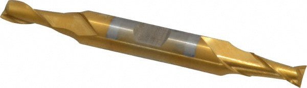 Cleveland C33656 Square End Mill 1/4'' Dia, 1/2'' LOC, 3/8'' Shank Dia, 3-3/8'' OAL, 2 Flutes, High Speed Steel