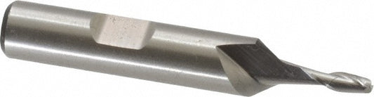Cleveland C41602 Square End Mill 1/8'' Dia, 3/8'' LOC, 3/8'' Shank Dia, 2-5/16'' OAL, 2 Flutes, High Speed Steel