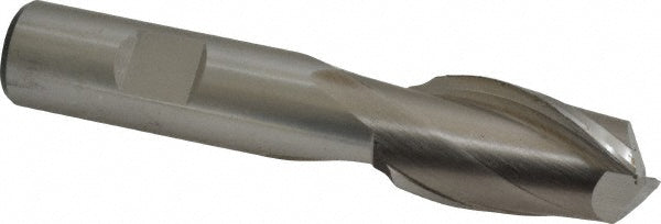 Cleveland C41629 Square End Mill 3/4'' Dia, 1-5/16'' LOC, 5/8'' Shank Dia, 3-3/4'' OAL, 2 Flutes, High Speed Steel