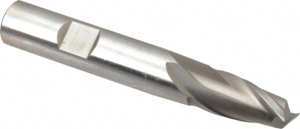 Cleveland C33744 Square End Mill 29/64" Dia, 13/16" LOC, 2 Flutes, High Speed Steel
