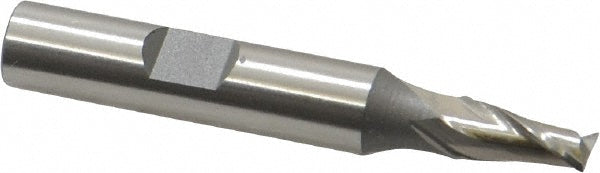 Cleveland C41676 1/4" Diam, 1/2" LOC, 2 Flute High Speed Steel Keyway End Mill