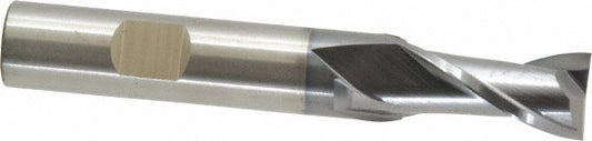 Cleveland C38968 1/2" Diam, 1" LOC, 2 Flute High Speed Steel Keyway End Mill