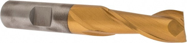 Cleveland C38943 1/2" Diam, 1" LOC, 2 Flute High Speed Steel Keyway End Mill