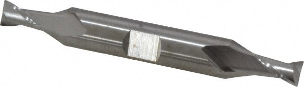 Cleveland C42103 Square End Mill 1/4'' Dia, 3/8'' LOC, 3/8'' Shank Dia, 2-7/8'' OAL, 2 Flutes, High Speed Steel