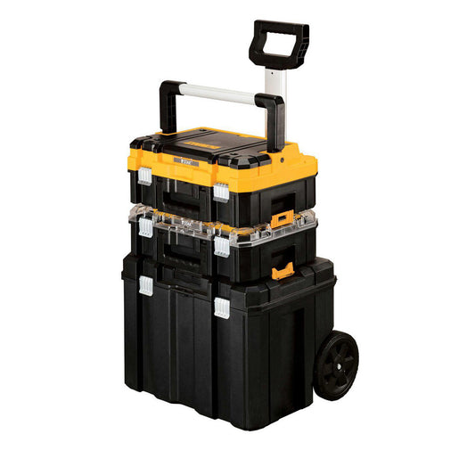 DeWALT DWST60404 Tool Storage Cart Combos Cart Combo Type Tool Box  Locking Mechanism Trigger Latch  Color Black  Overall Depth 17.2in  Overall Height 27.2in  Overall Width 20