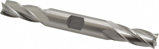 Cleveland C33043 Square End Mill 7/16'' Dia, 1'' LOC, 1/2'' Shank Dia, 4-1/2'' OAL, 4 Flutes, High Speed Steel