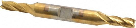Cleveland C33067 Square End Mill 1/4'' Dia, 5/8'' LOC, 3/8'' Shank Dia, 3-3/8'' OAL, 4 Flutes, High Speed Steel