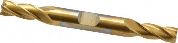 Cleveland C33071 Square End Mill 5/16'' Dia, 3/4'' LOC, 3/8'' Shank Dia, 3-1/2'' OAL, 4 Flutes, High Speed Steel