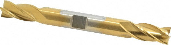 Cleveland C33075 Square End Mill 3/8'' Dia, 3/4'' LOC, 3/8'' Shank Dia, 3-1/2'' OAL, 4 Flutes, High Speed Steel