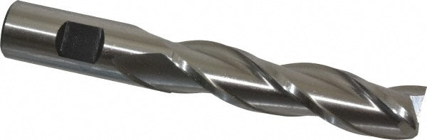 Cleveland C39743 Square End Mill 3/4'' Dia, 3'' LOC, 3/4'' Shank Dia, 5-1/4'' OAL, 3 Flutes, High Speed Steel