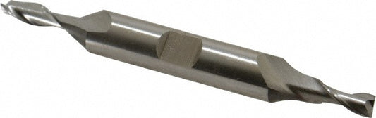 Cleveland C52153 Square End Mill 3/16'' Dia, 7/16'' LOC, 3/8'' Shank Dia, 3-1/4'' OAL, 2 Flutes, Cobalt