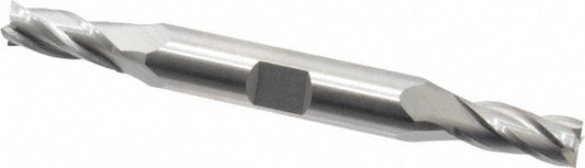 Cleveland C52175 Square End Mill 9/32'' Dia, 11/16'' LOC, 3/8'' Shank Dia, 3-3/8'' OAL, 4 Flutes, Cobalt