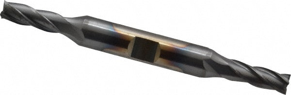 Cleveland C32982 Square End Mill 1/4'' Dia, 5/8'' LOC, 3/8'' Shank Dia, 3-3/8'' OAL, 4 Flutes, Cobalt