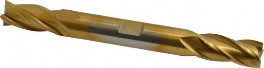Cleveland C32957 Square End Mill 3/8'' Dia, 3/4'' LOC, 3/8'' Shank Dia, 3-1/2'' OAL, 4 Flutes, Cobalt