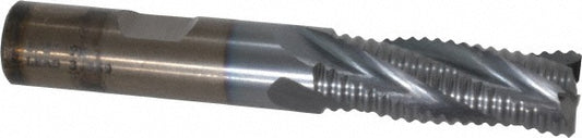 Cleveland C32248 Square End Mill 1/2'' Dia, 1-1/4'' LOC, 1/2'' Shank Dia, 3-1/4'' OAL, 4 Flutes, Powdered Metal