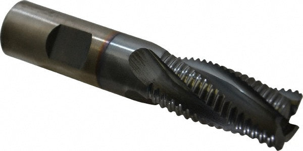 Cleveland C32254 Square End Mill 3/4'' Dia, 1-5/8'' LOC, 3/4'' Shank Dia, 3-7/8'' OAL, 4 Flutes, Powdered Metal