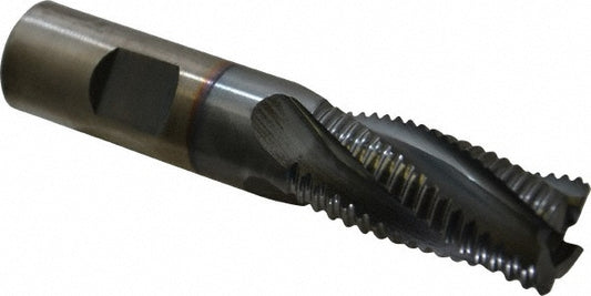 Cleveland C32254 Square End Mill 3/4'' Dia, 1-5/8'' LOC, 3/4'' Shank Dia, 3-7/8'' OAL, 4 Flutes, Powdered Metal
