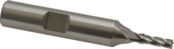 Cleveland C42684 Square End Mill 1/8'' Dia, 3/8'' LOC, 3/8'' Shank Dia, 2-5/16'' OAL, 4 Flutes, Cobalt