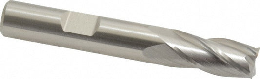 Cleveland C42694 Square End Mill 3/8'' Dia, 3/4'' LOC, 3/8'' Shank Dia, 2-1/2'' OAL, 4 Flutes, Cobalt