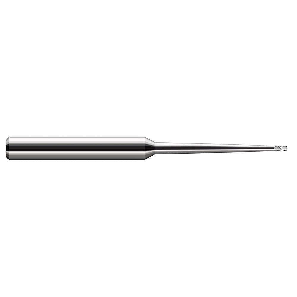 Harvey Tool 17808 Ball End Mill 0.1250" Dia, 0.1880" LOC, 2 Flute, Solid Carbide
