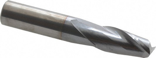 OSG 402-500008 Square End Mill 1/2'' Dia, 1'' LOC, 1/2'' Shank Dia, 3'' OAL, 2 Flutes, Solid Carbide