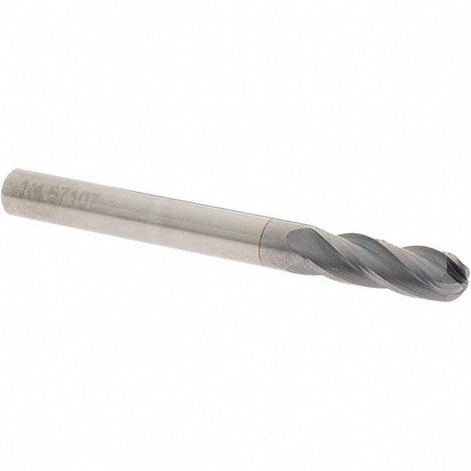 OSG 404-2500-BN08 Ball End Mill 0.25" Dia, 0.75" LOC, 4 Flute, Solid Carbide