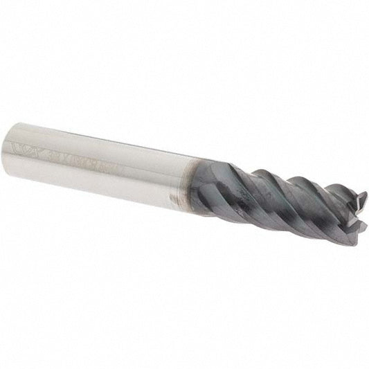 OSG 20553752 Corner Radius End Mill 3/8" Dia, 7/8" LOC, 0.0300" Radius, 5 Flute, Solid Carbide