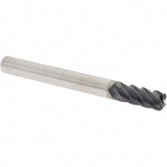 OSG 20552503 Corner Radius End Mill 1/4" Dia, 5/8" LOC, 0.0600" Radius, 5 Flute, Solid Carbide