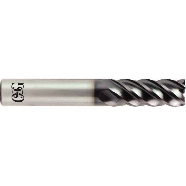 OSG 20553753 Corner Radius End Mill 3/8" Dia, 7/8" LOC, 0.0600" Radius, 5 Flute, Solid Carbide