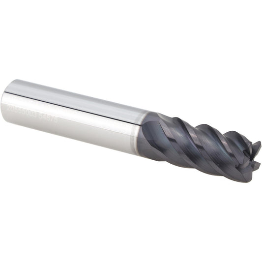 OSG 20555003 Corner Radius End Mill 1/2" Dia, 1" LOC, 0.0600" Radius, 5 Flute, Solid Carbide