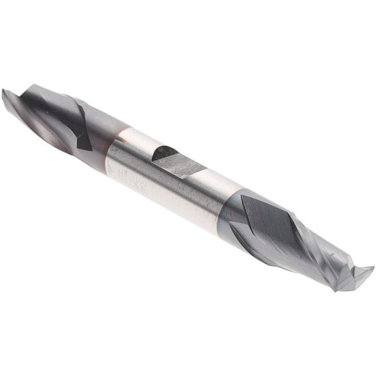 Hertel EF99921323 Square End Mill 3/8" Dia, 2 Flutes, 9/16" LOC, High Speed Steel, 30 &deg Helix